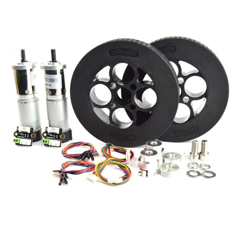 Rubber Wheel & Motor Kit