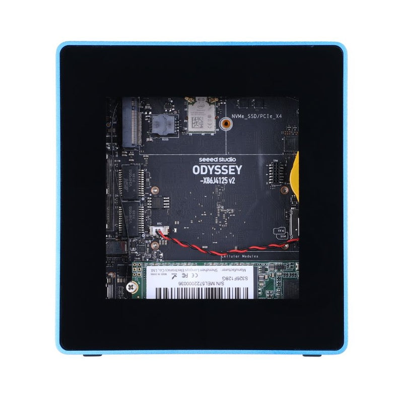 Seeedstudio ODYSSEY Blue Quad Core Celeron J4125 v2 Win11 Mini PC w/ 128GB SSD