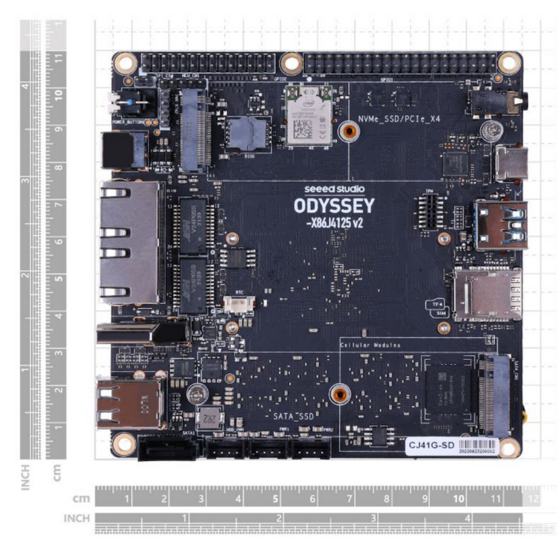 Seeedstudio ODYSSEY X86J4125800 v2 w/ Linux and Arduino Core