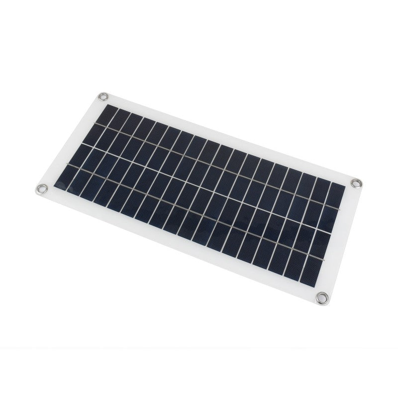 Semi-flexible Polycrystalline Silicon Solar Panel (18V 10W), Supports 5V Output