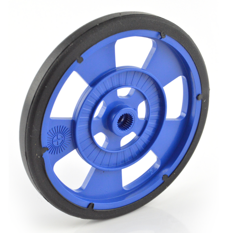 Solarbotics SW 2-5/8" Diameter Servo Wheel (Blue)
