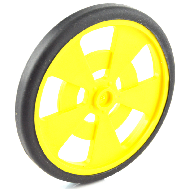 Solarbotics SW 2-5/8 inch Diameter Servo Wheel (Yellow)