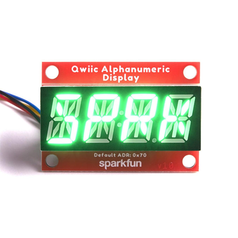 SparkFun Qwiic Alphanumeric Display - Green