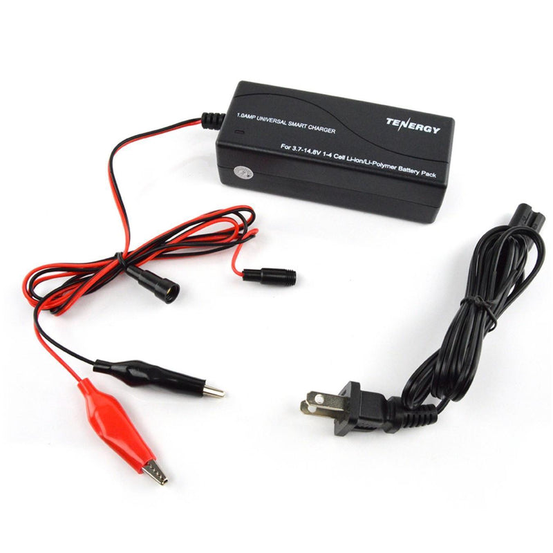 Universal Smart Charger 1A for Li-Ion/Polymer Battery Pack (3.7V-14.8V 1-4 Cell)