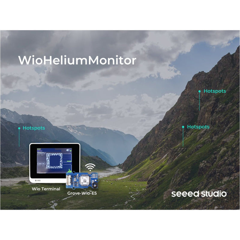 Wio Terminal Helium Monitor Kit: Plug & Play Hotspot Monitor for Helium Network
